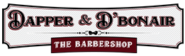 Brand logo design of Dapper & D'bonair Barbershop