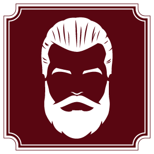Barbershop service for standard men's haircut and beard trim